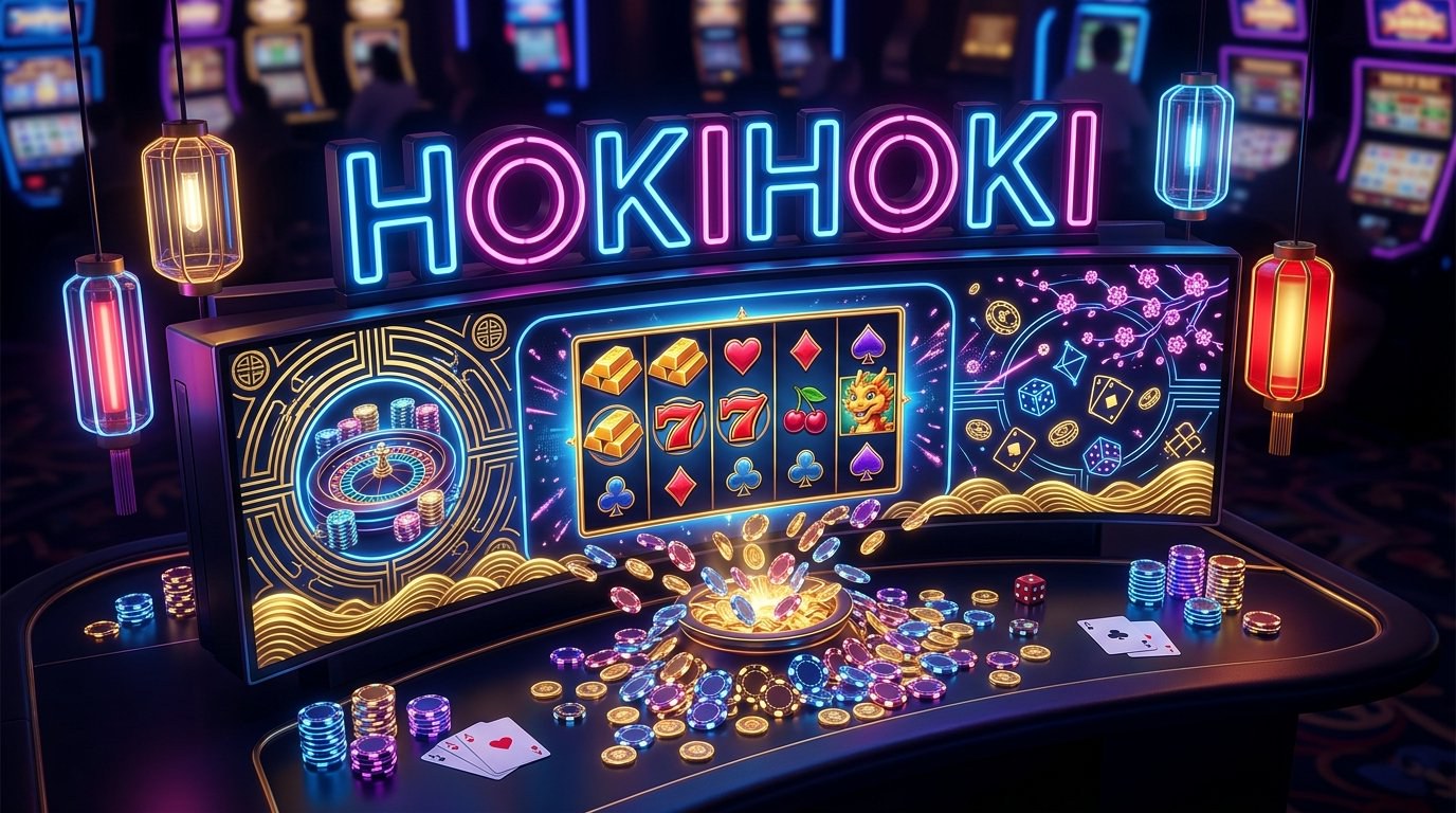 Tampilan hadiah pendaftaran dan bonus deposit pertama di HOKIHOKI